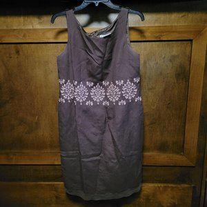 Cute purple print dress